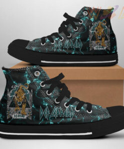 Def Leppard High Top Canvas Shoe WOAHTEE05923S5 Design 1