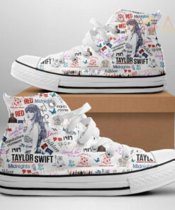 Taylor Swift High Top Canvas Shoe WOAHTEE08923S1 Design 1