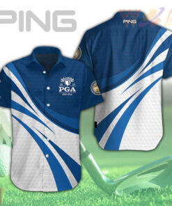 PING x PGA Championship short sleeve dress shirt WOAHTEE181023S5