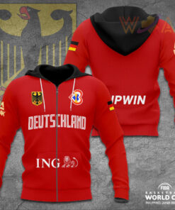 Germany Mens National Basketball Team Zip Hoodie WOAHTEE231123S4