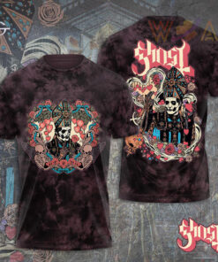 Ghost Band Abstract T shirt WOAHTEE011223S4