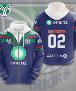 Personalized New Zealand Warriors Zip up Hoodie WOAHTEE0124ZK