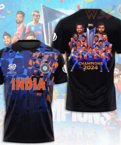 India X Icc Mens T20 World Cup T shirt WOAHTEE0724ZO