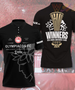 Olympiacos Black Polo WOAHTEE0724S