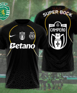 Sporting CP Black T shirt WOAHTEE0924G