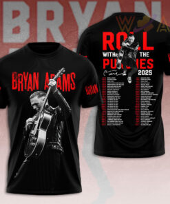 Bryan Adams Roll with the Punches T shirt WOAHTEE 83