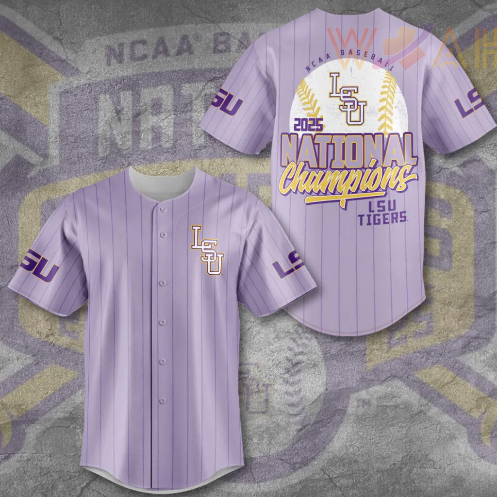 Best Sellers LSU Tigers Baseball Jersey 03