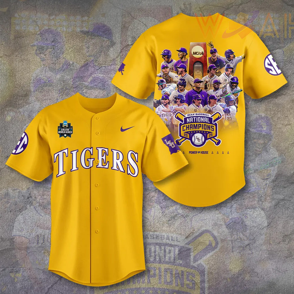 Best Sellers LSU Tigers Baseball Jersey 05