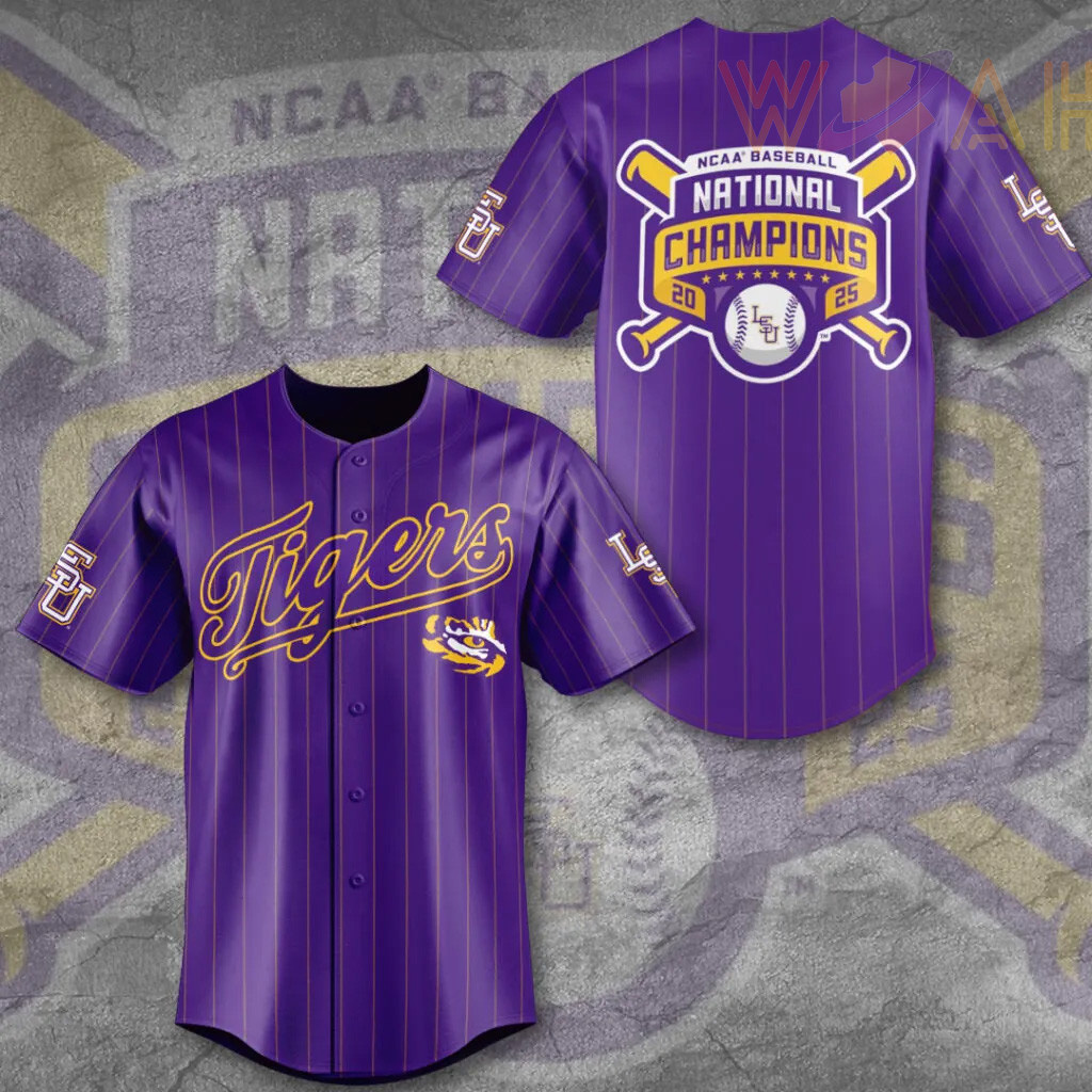 Best Sellers LSU Tigers Baseball Jersey 06