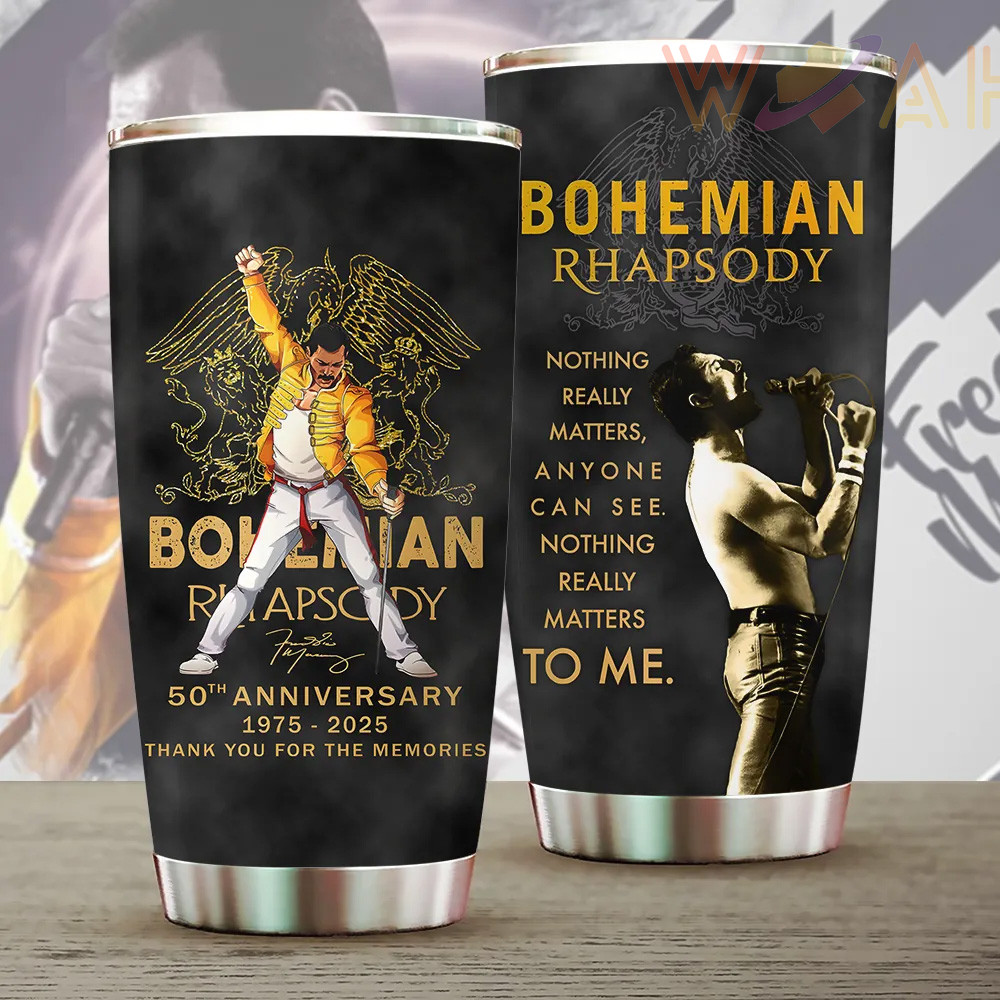 Best sellers Freddie Mercury Tumbler Cup 05