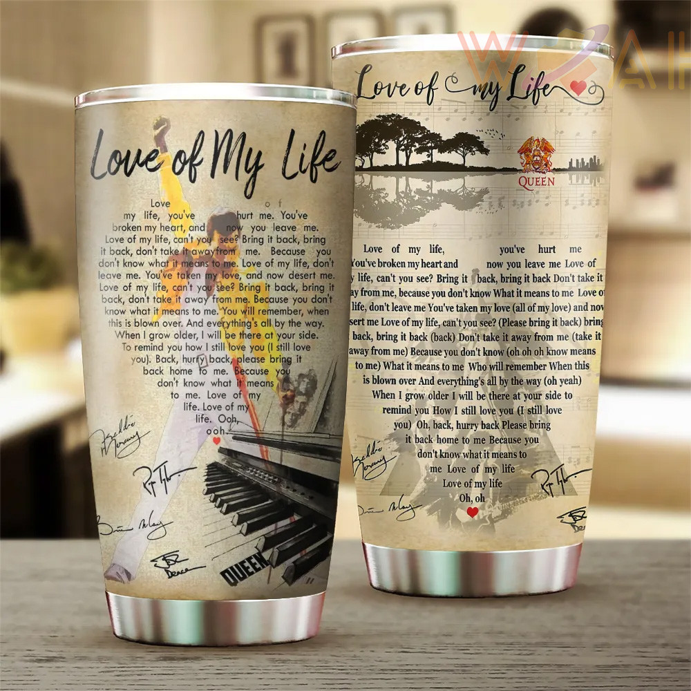 Best sellers Freddie Mercury Tumbler Cup 06