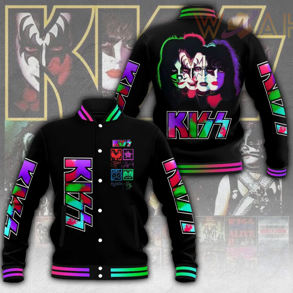 Kiss Band varsity jacket 02