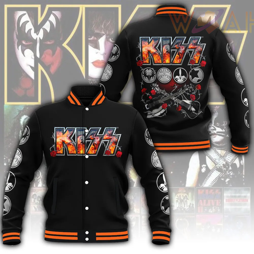 Kiss Band varsity jacket 03
