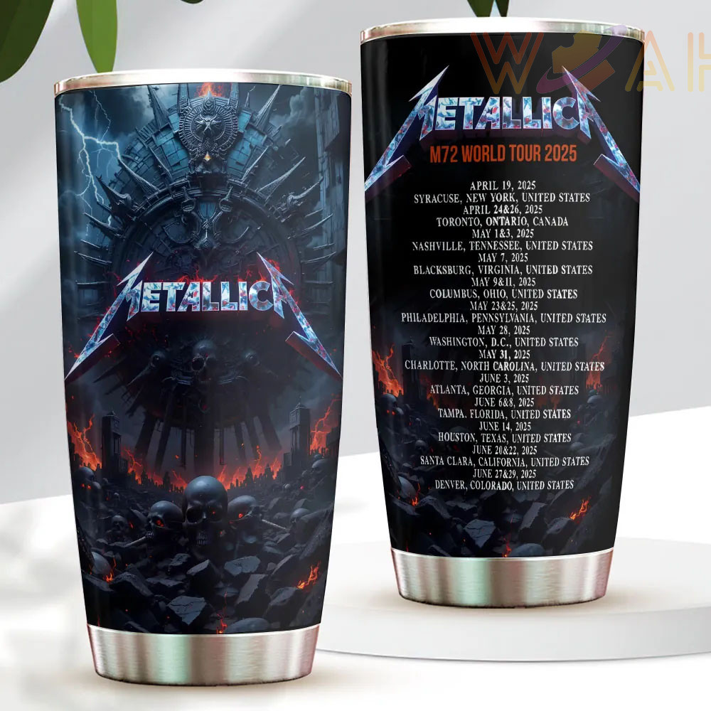 Best sellers Metallica Tumbler Cup 03