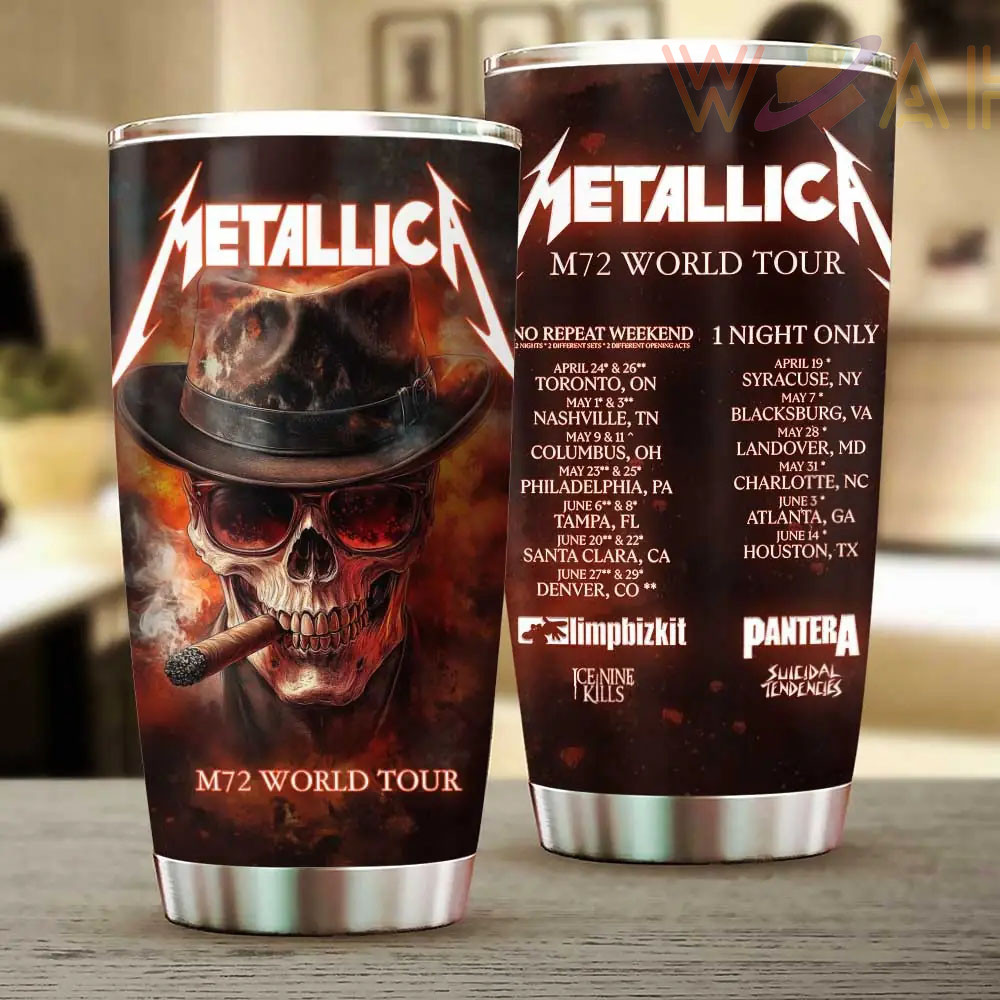 Best sellers Metallica Tumbler Cup 16