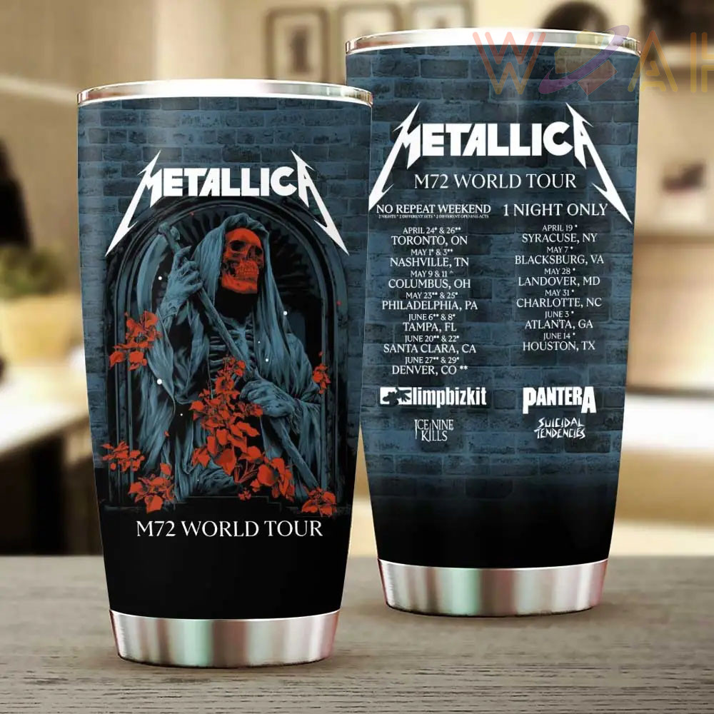 Best sellers Metallica Tumbler Cup 18
