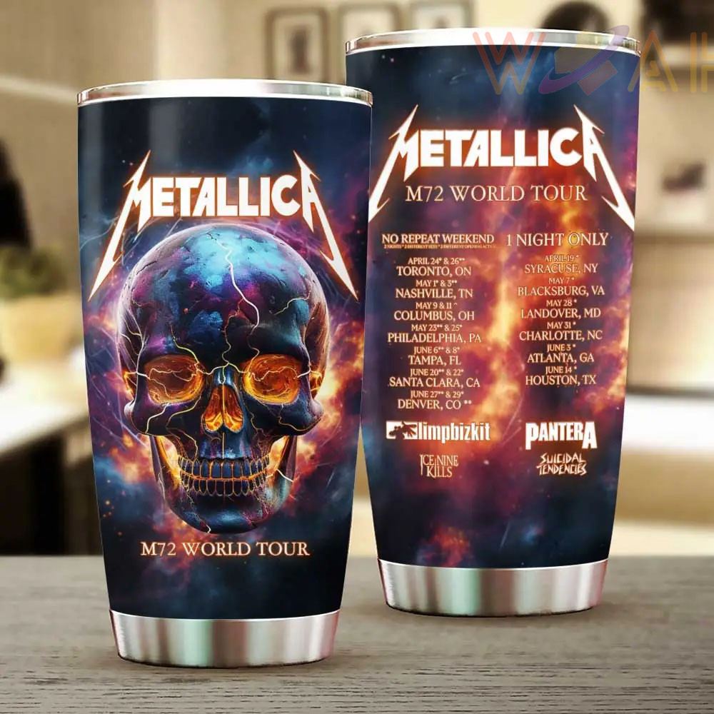 Best sellers Metallica Tumbler Cup 19