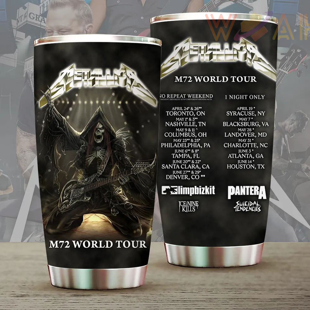 Best sellers Metallica Tumbler Cup 20