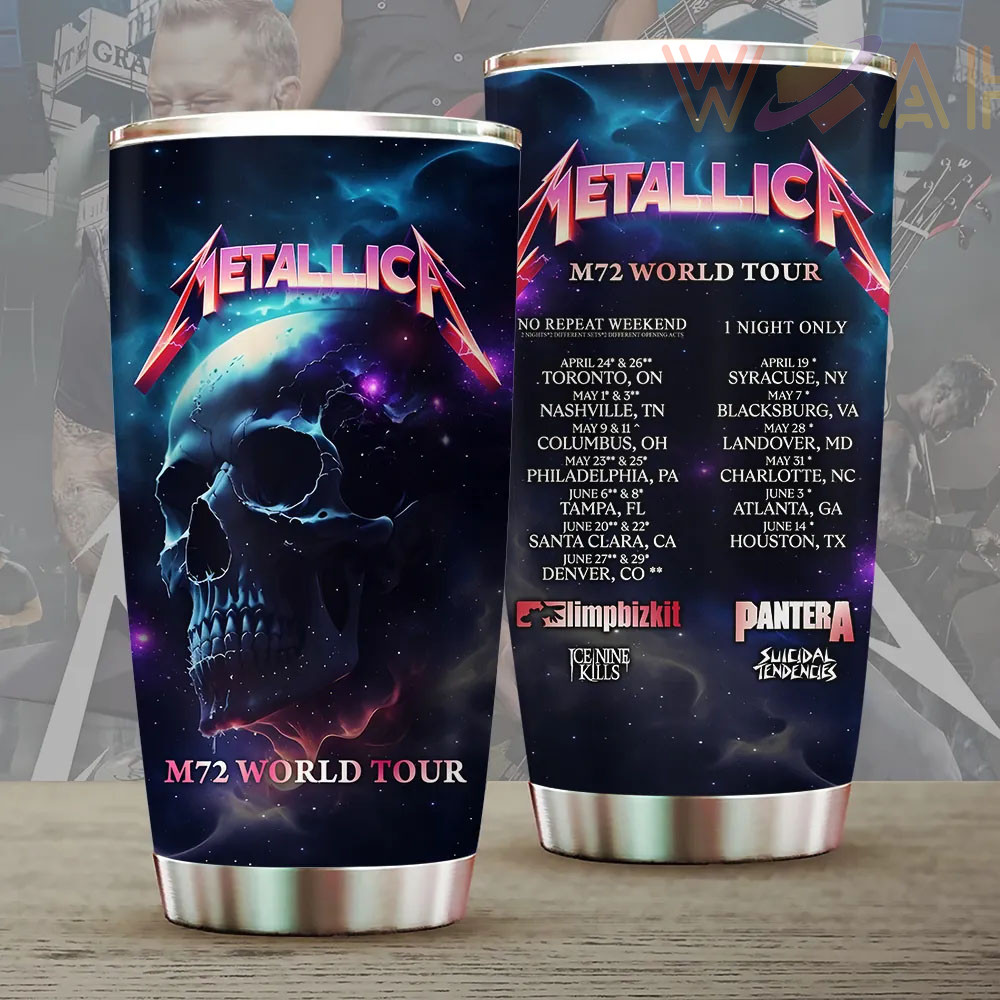 Best sellers Metallica Tumbler Cup 22