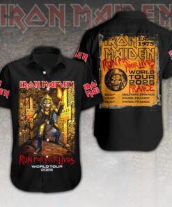 Iron Maiden Short Sleeve Dress Shirt 04