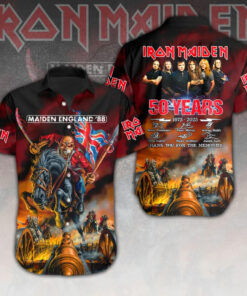 Iron Maiden Short Sleeve Dress Shirt 09