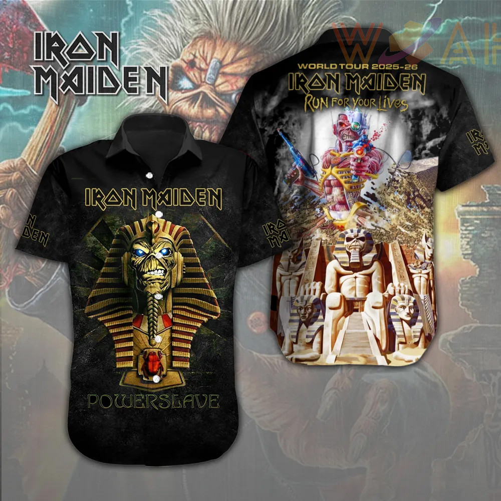 Iron Maiden Short Sleeve Dress Shirt 10
