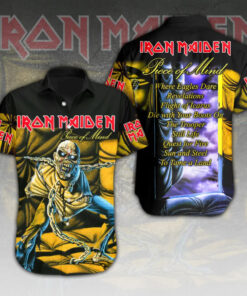 Iron Maiden Short Sleeve Dress Shirt 11