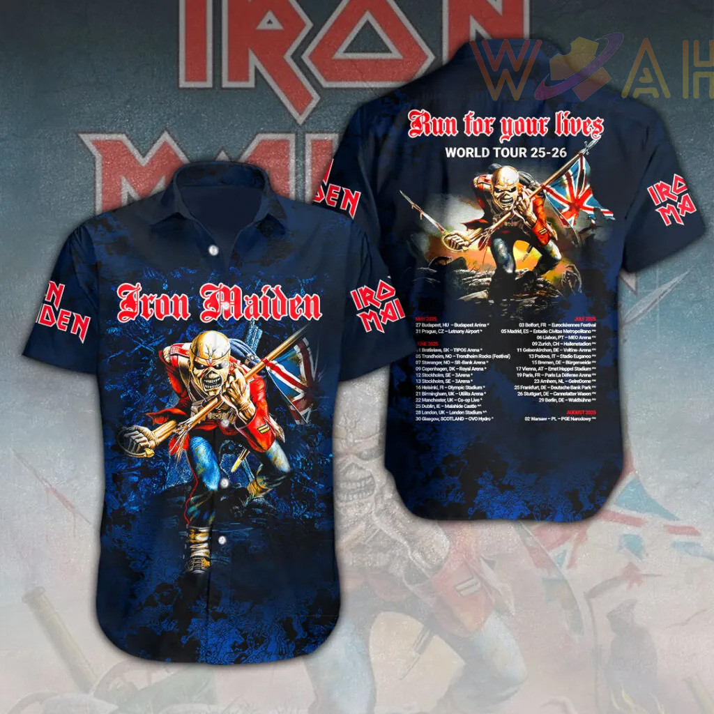 Iron Maiden Short Sleeve Dress Shirt 14
