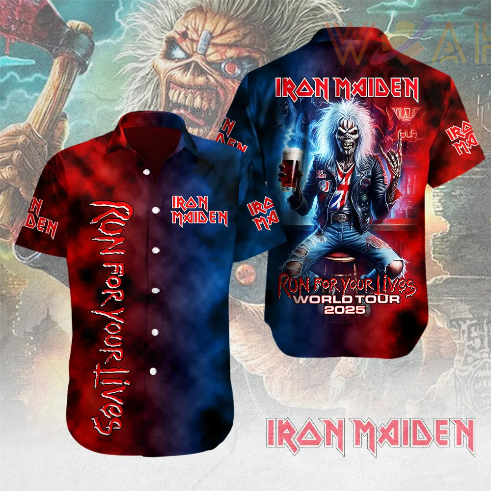 Iron Maiden Short Sleeve Dress Shirt 15