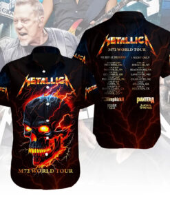 Metallica Short Sleeve Dress Shirt 13