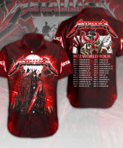 Metallica Short Sleeve Dress Shirt 17