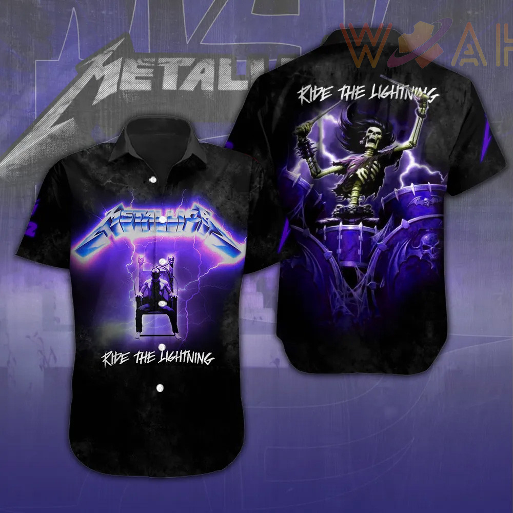 Metallica Short Sleeve Dress Shirt 18