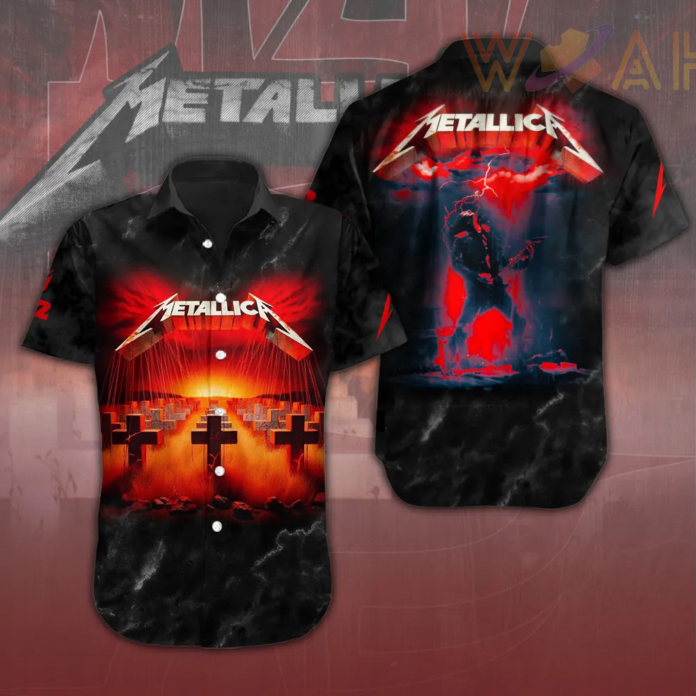 Metallica Short Sleeve Dress Shirt 22