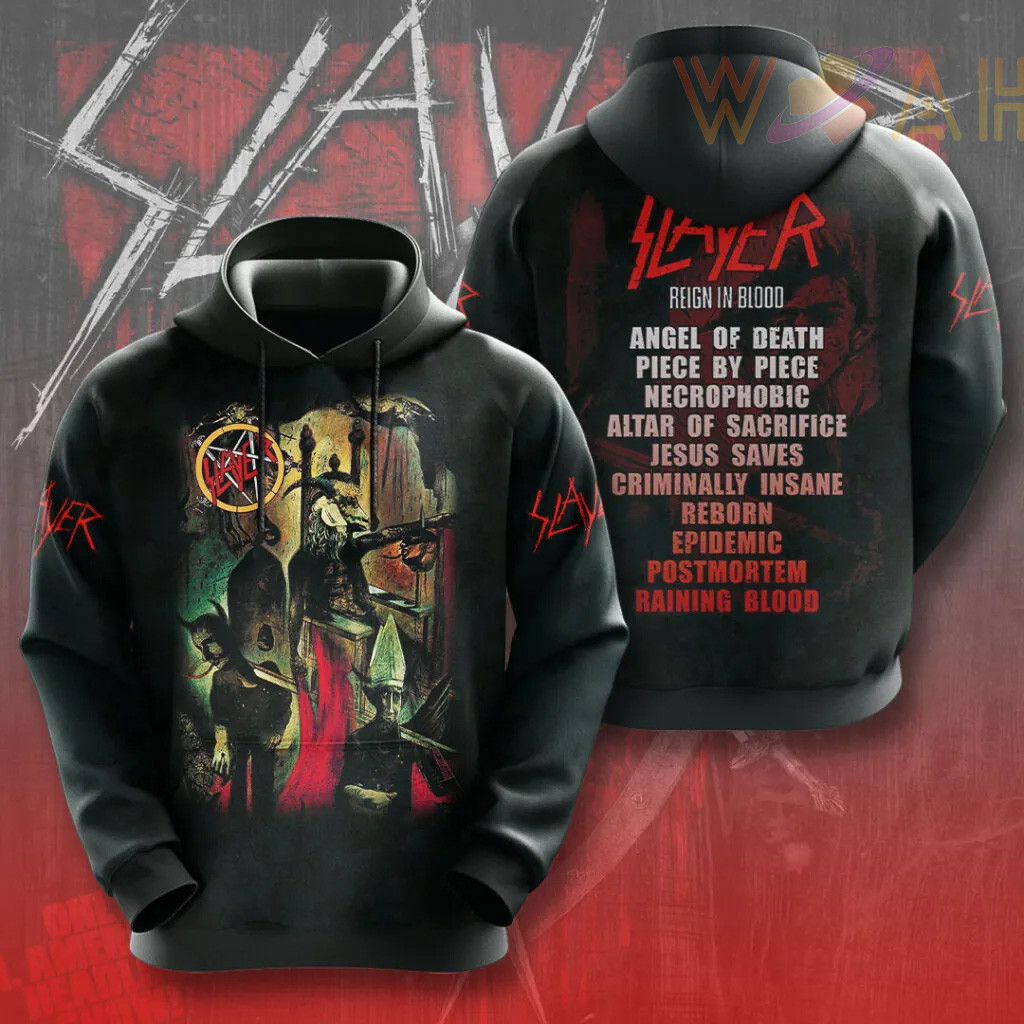 Slayer Band Hoodie 13