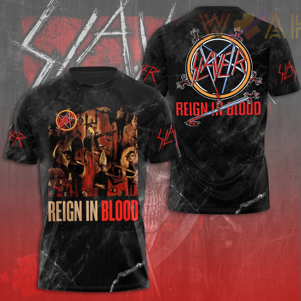 Slayer Band T shirt 12