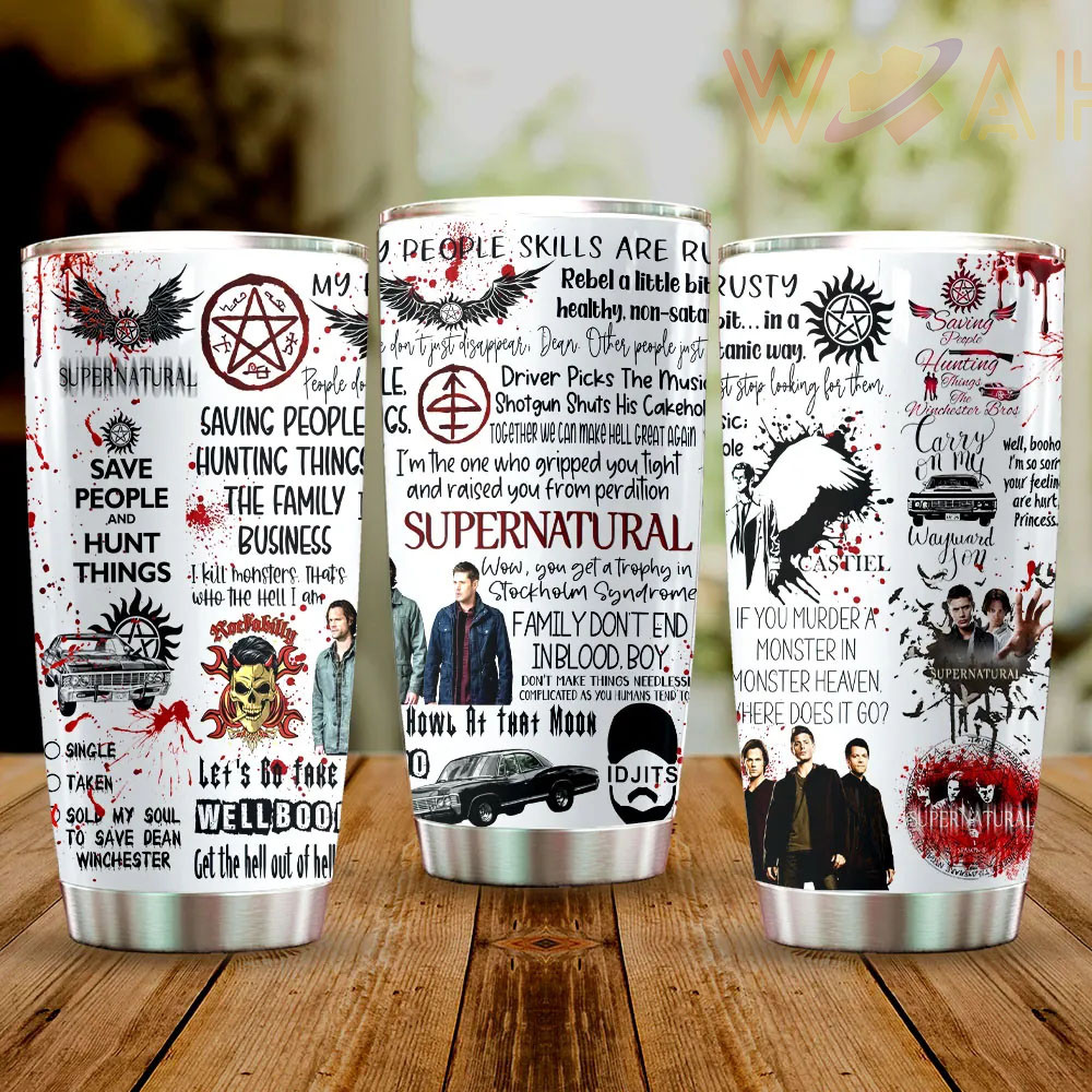 Supernatural Tumbler Cup 12