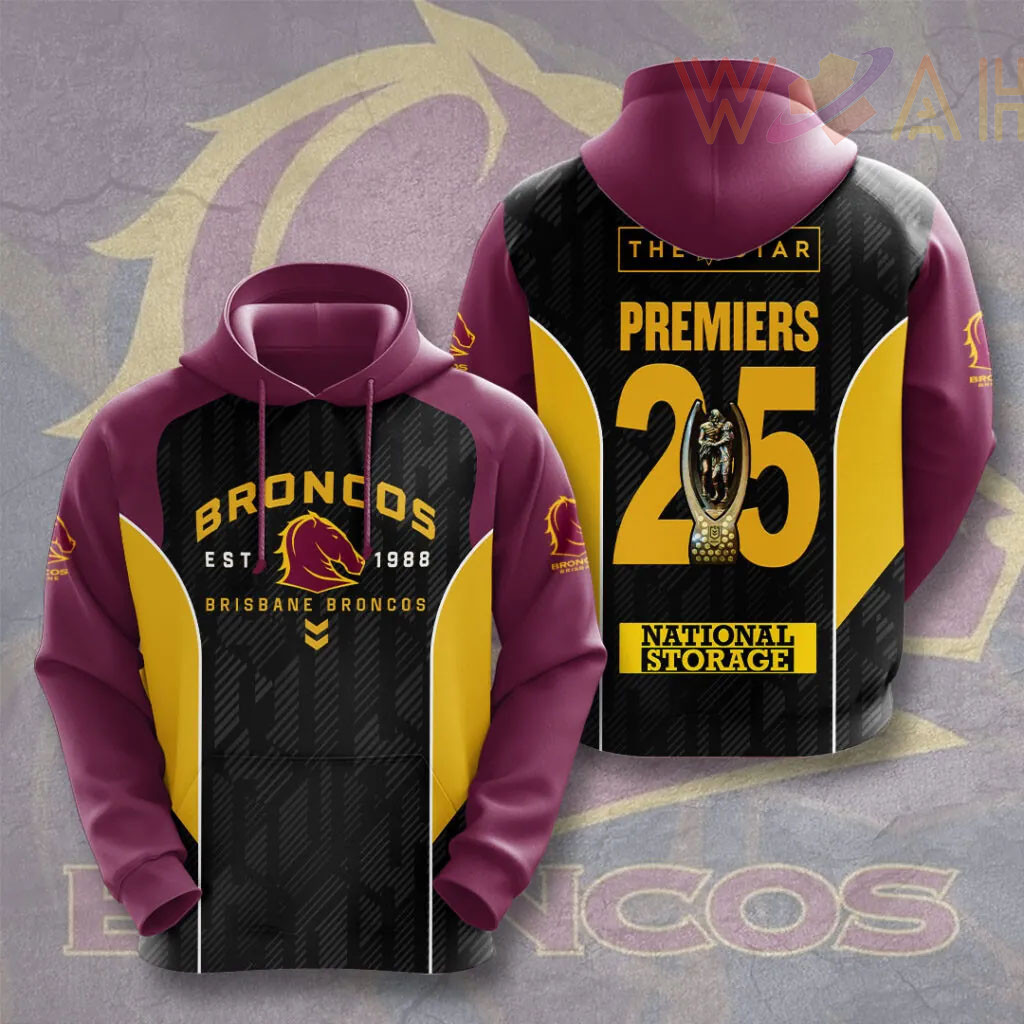 Best sellers Brisbane Broncos Hoodie 02