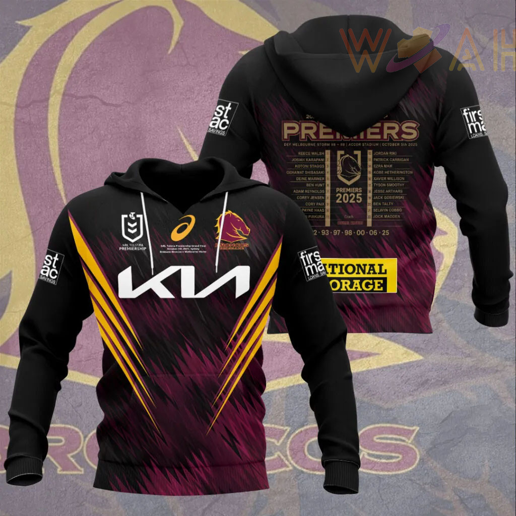 Best sellers Brisbane Broncos Hoodie 09