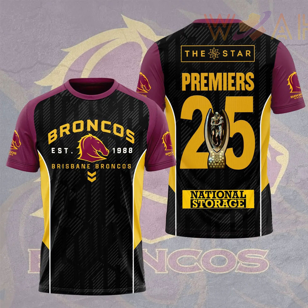 Best sellers Brisbane Broncos T shirt 02