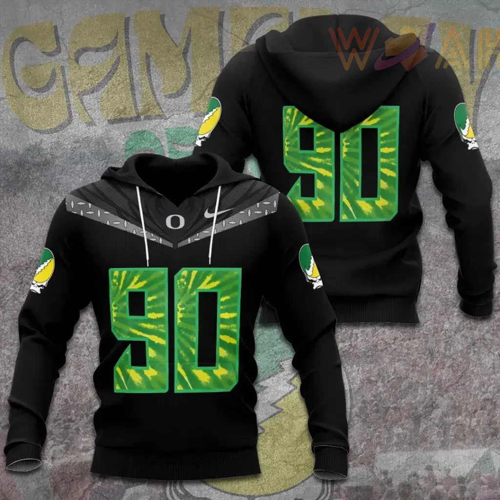 Best sellers Oregon Ducks Football Hoodie 05