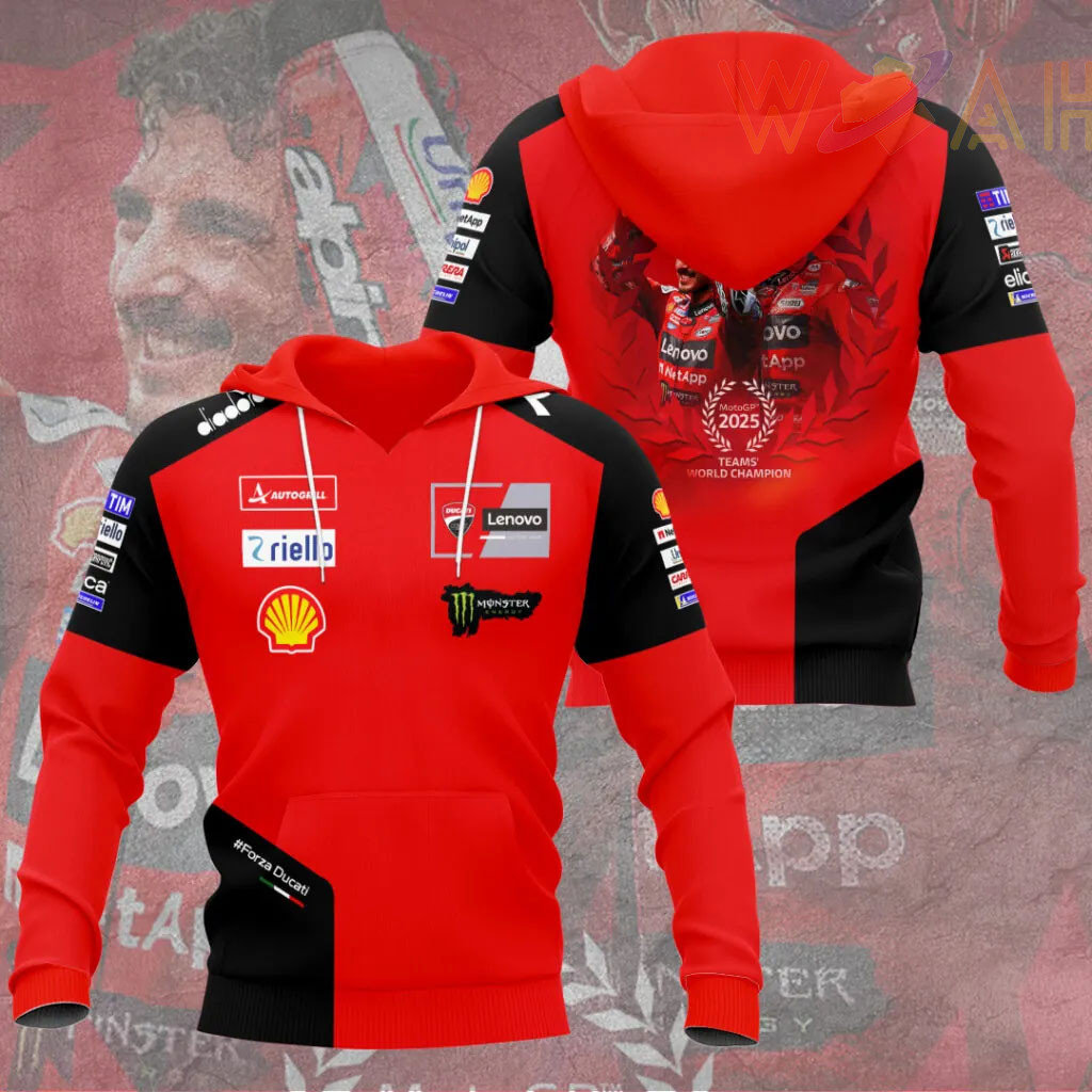 Ducati Lenovo Team World Champion 2025 Hoodie