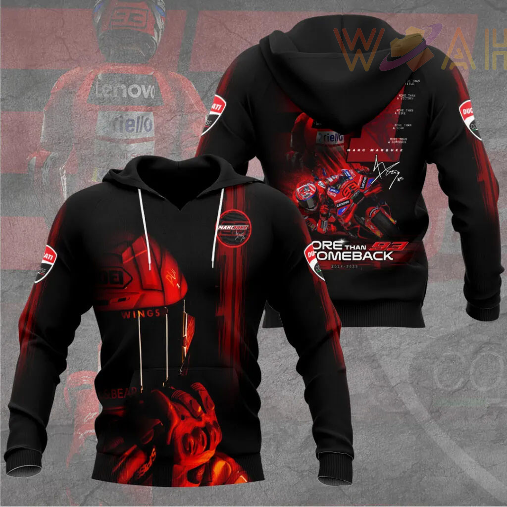 Marc Marquez More Than A Comeback Hoodie