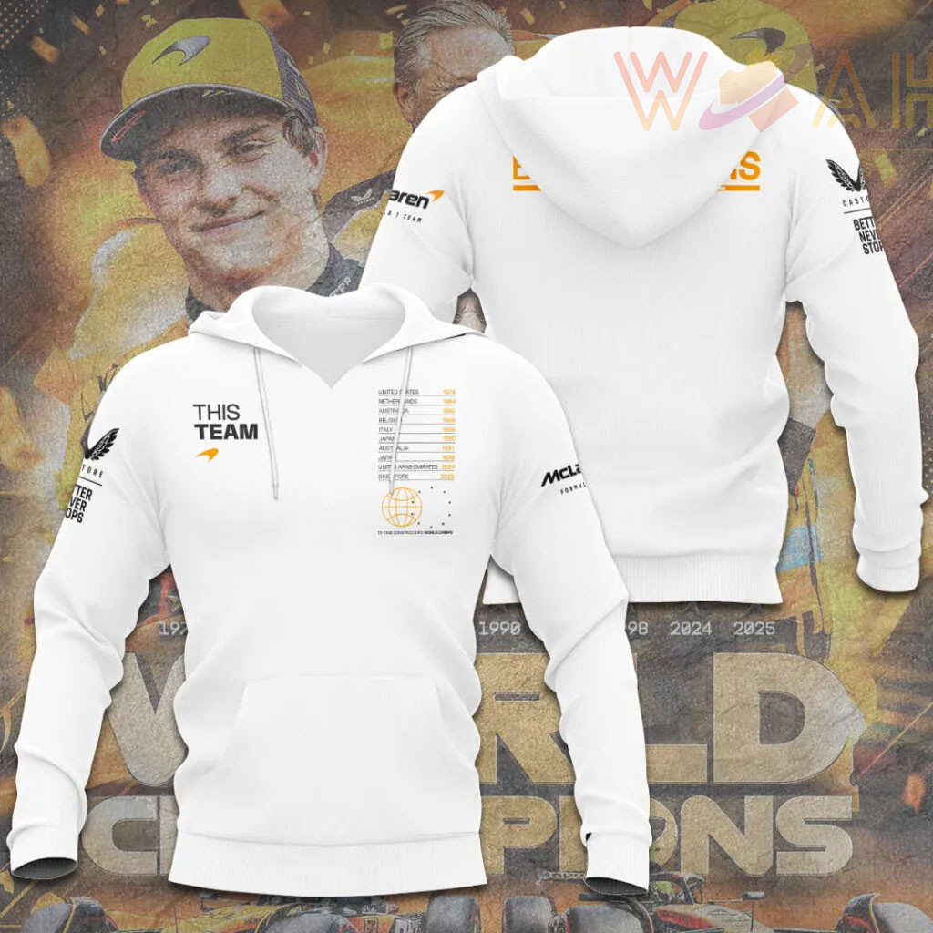 McLaren 2025 Constructors Championship Hoodie 07