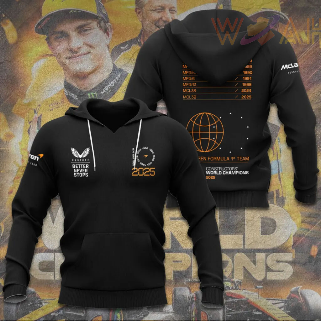 McLaren 2025 Constructors Championship Hoodie 08