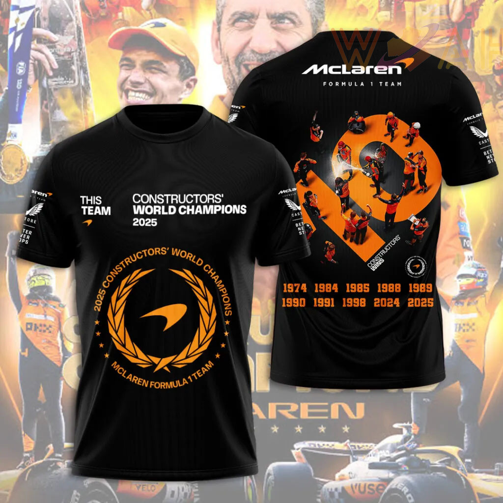McLaren 2025 Constructors Championship T shirt 02
