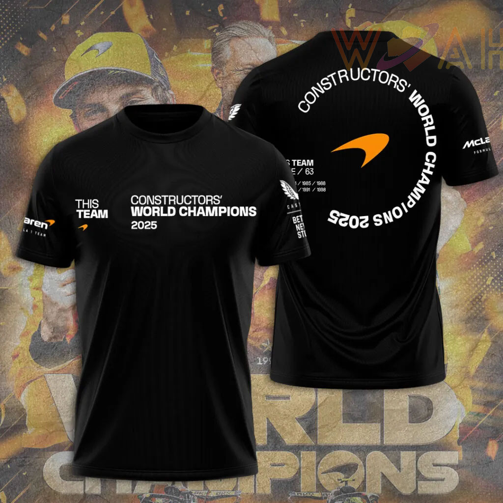 McLaren 2025 Constructors Championship T shirt 03