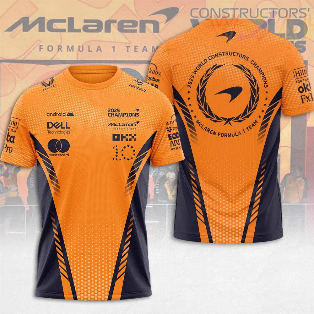 McLaren 2025 Constructors Championship T shirt 04
