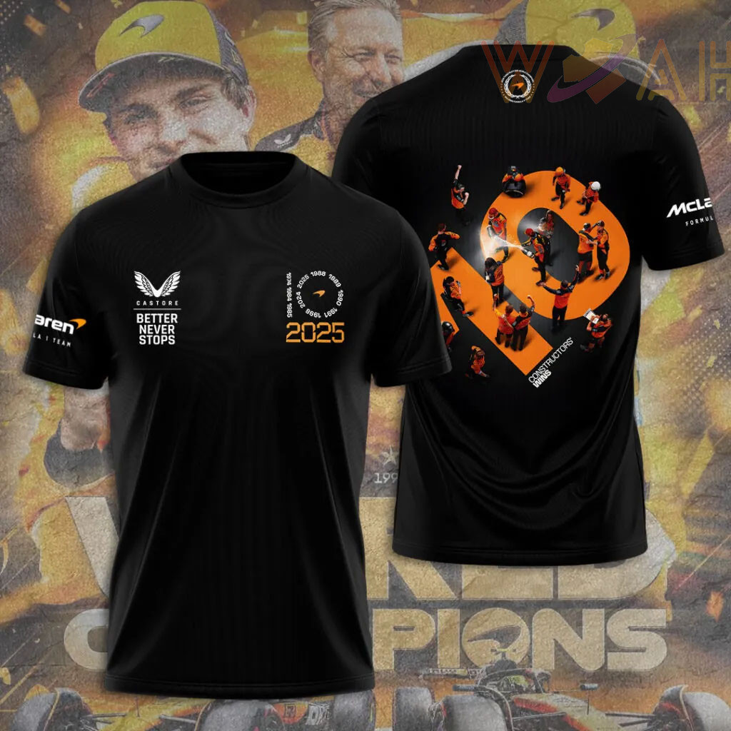 McLaren 2025 Constructors Championship T shirt 05