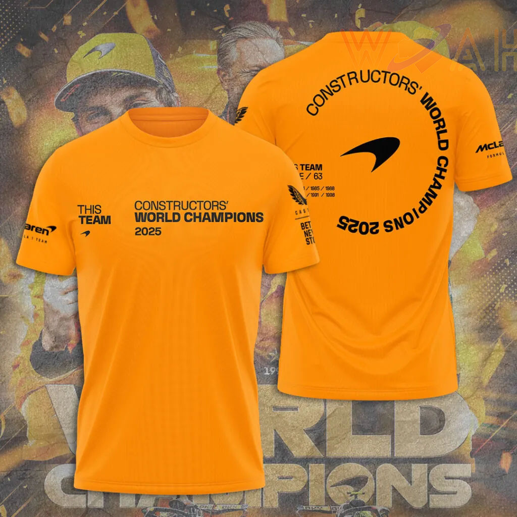 McLaren 2025 Constructors Championship T shirt 06