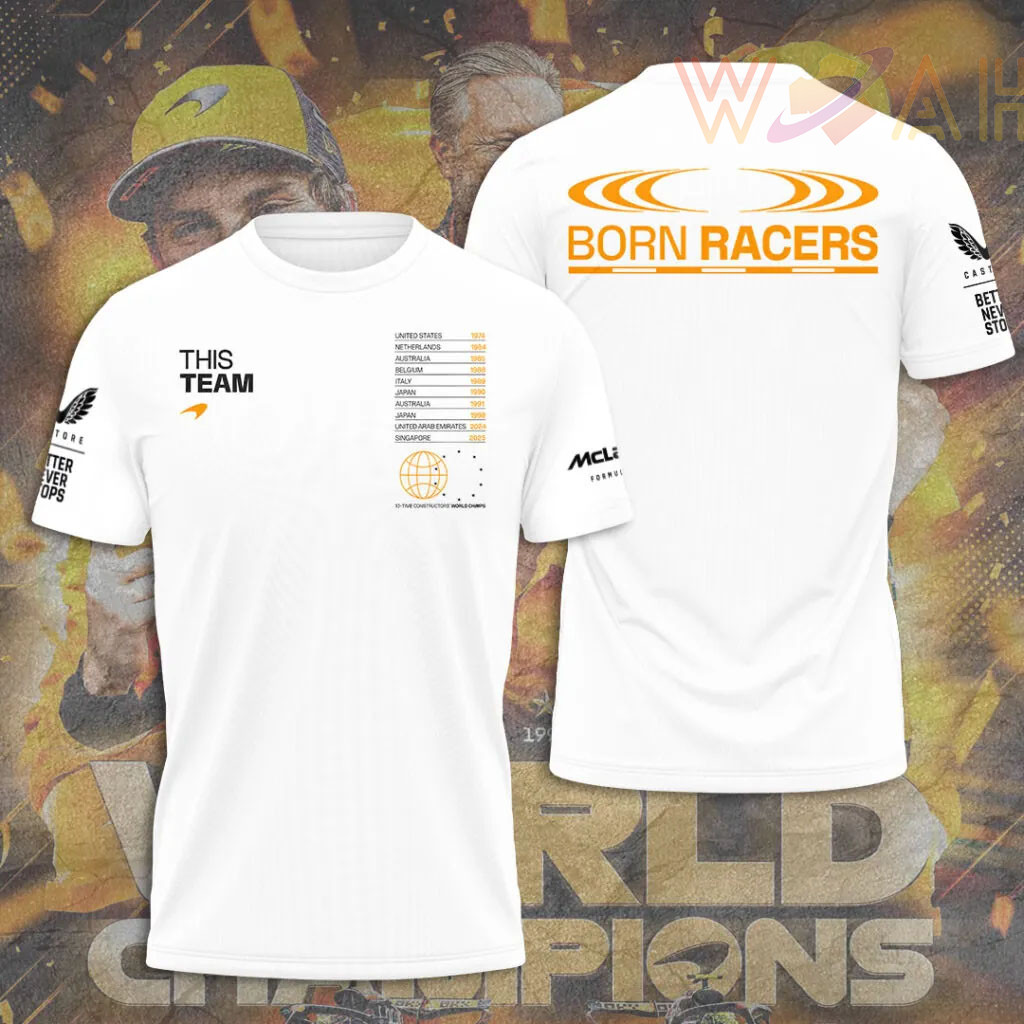 McLaren 2025 Constructors Championship T shirt 07